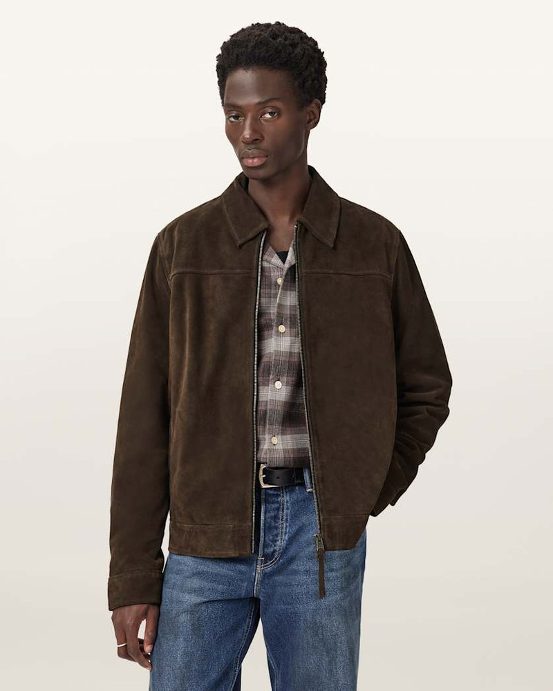 ALLSAINTS RHONE SUEDE JACKET outlook