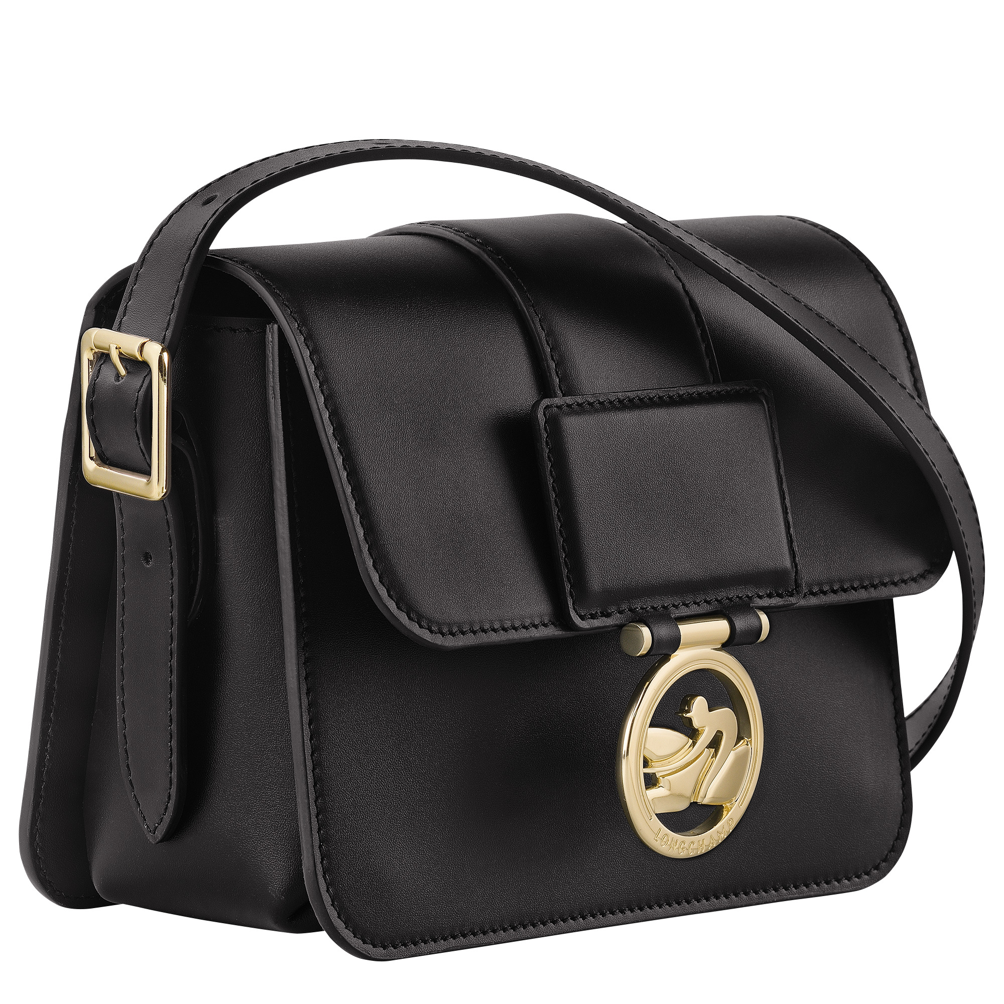 Box-Trot S Crossbody bag Black - Leather - 3