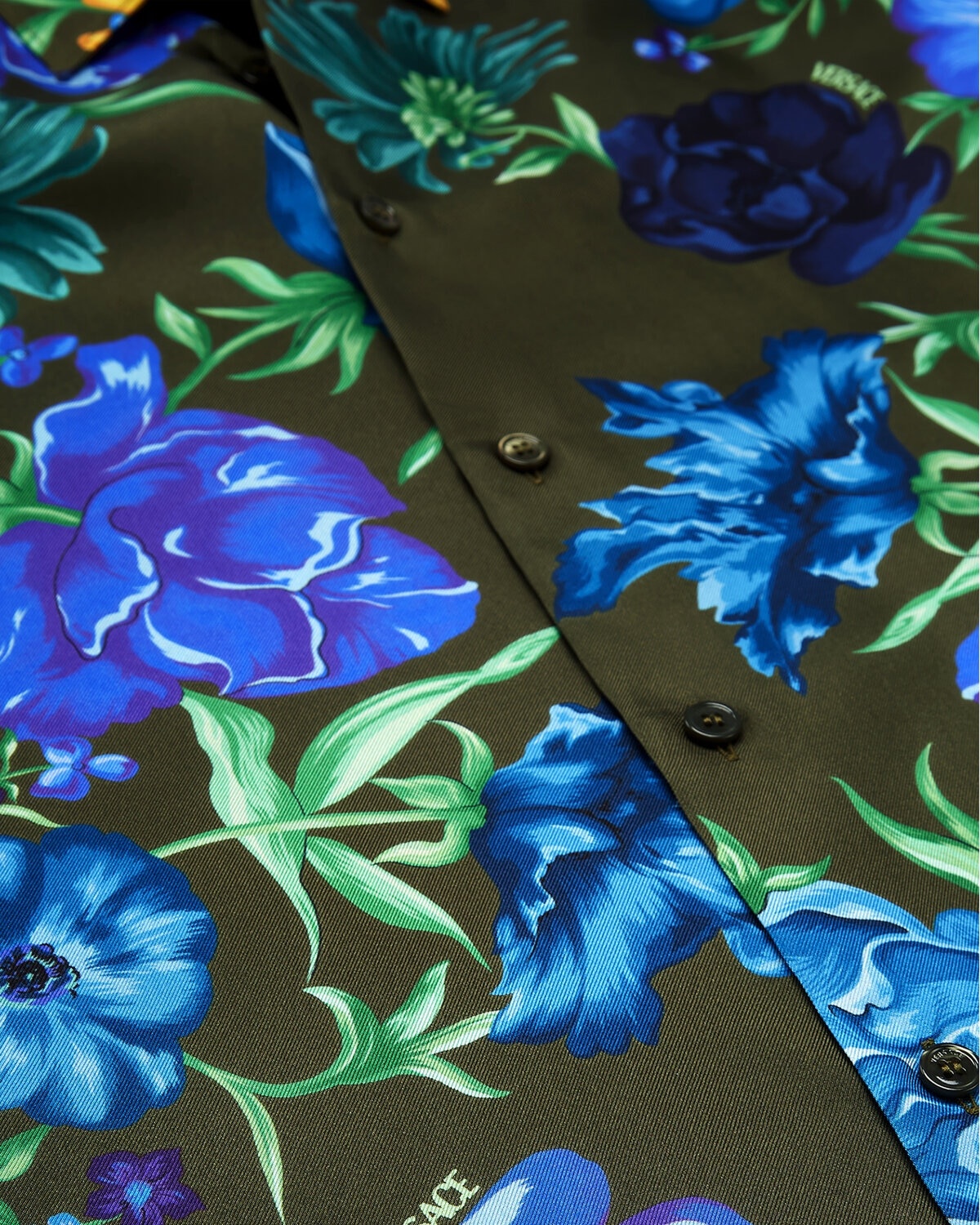 VERSACE Wildflower West Silk Shirt | REVERSIBLE