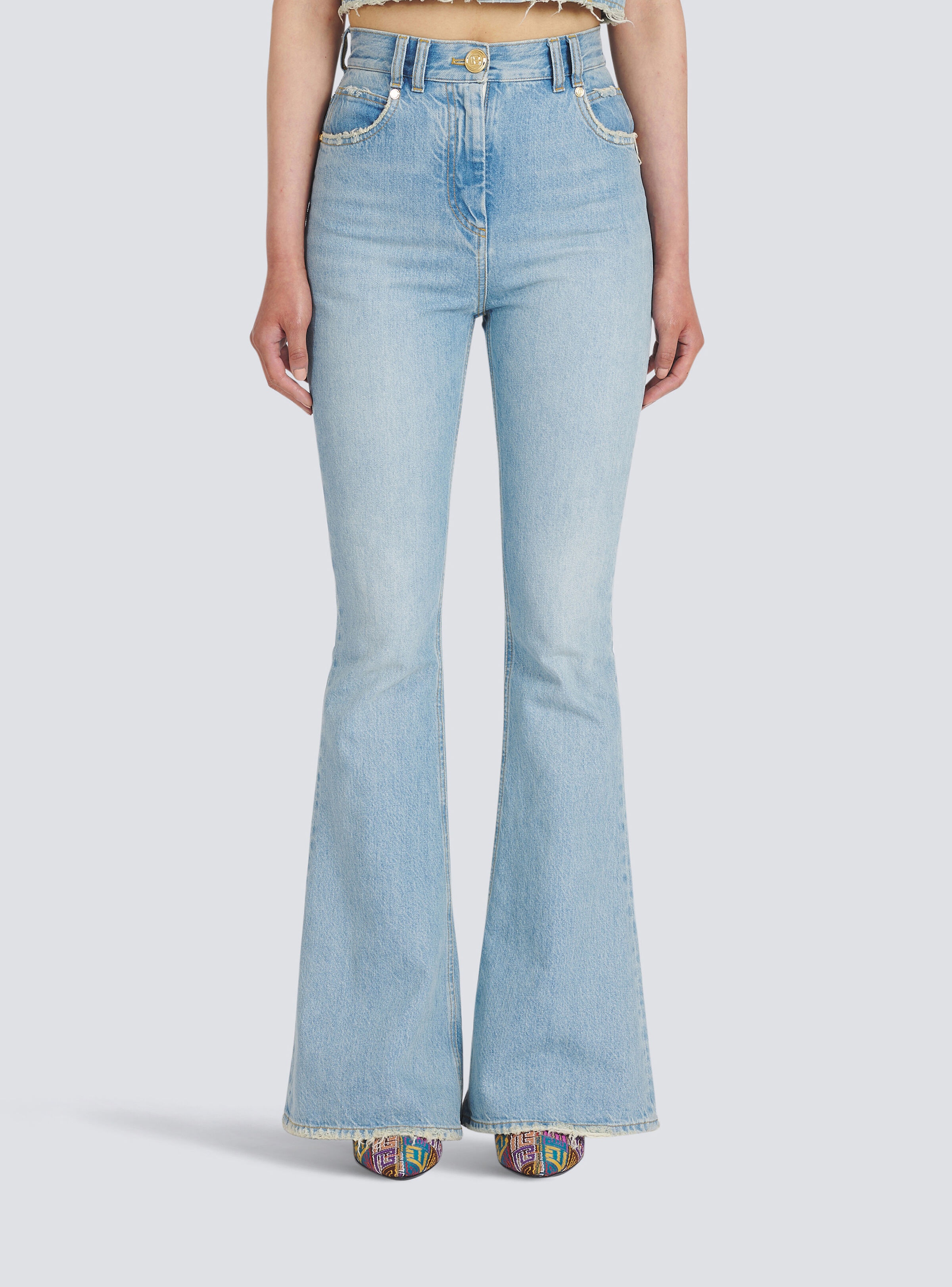 Bootcut eco-designed jeans - 7
