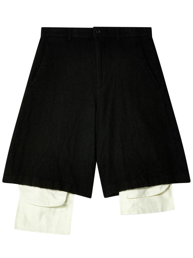 layered-design shorts 1