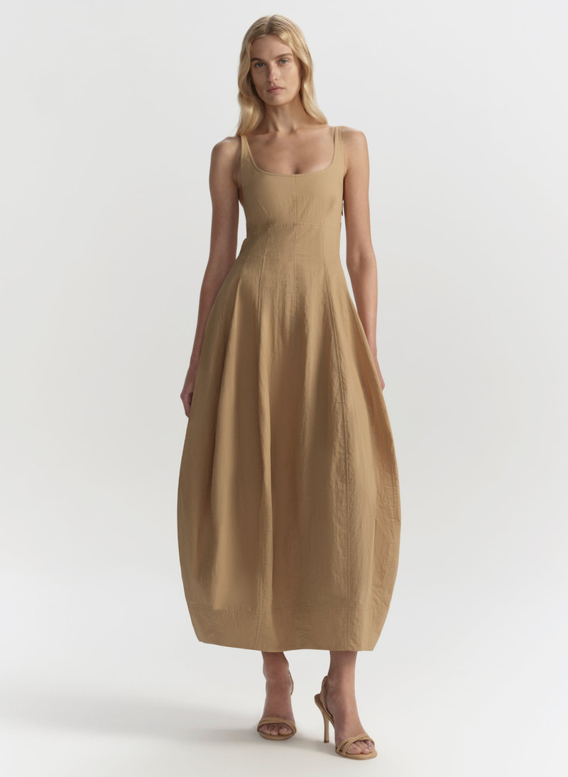 A.L.C. Nina Cotton Nylon Midi Dress outlook
