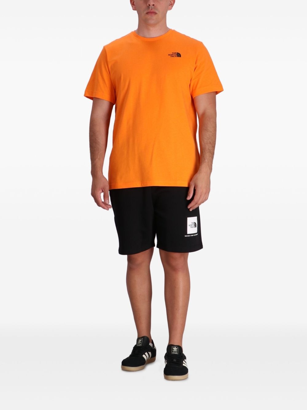 logo-print track shorts - 2