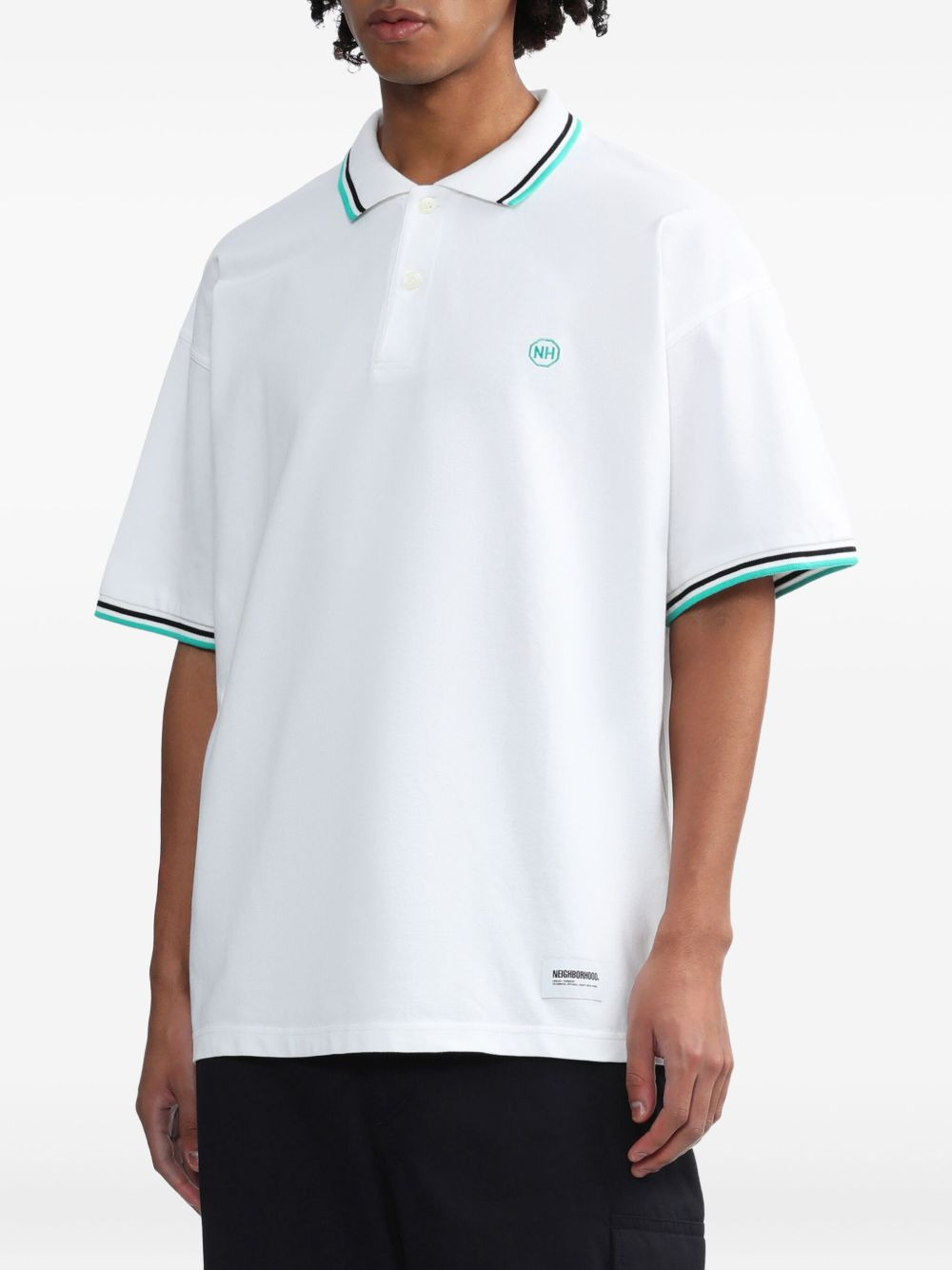 tipped polo shirt - 3