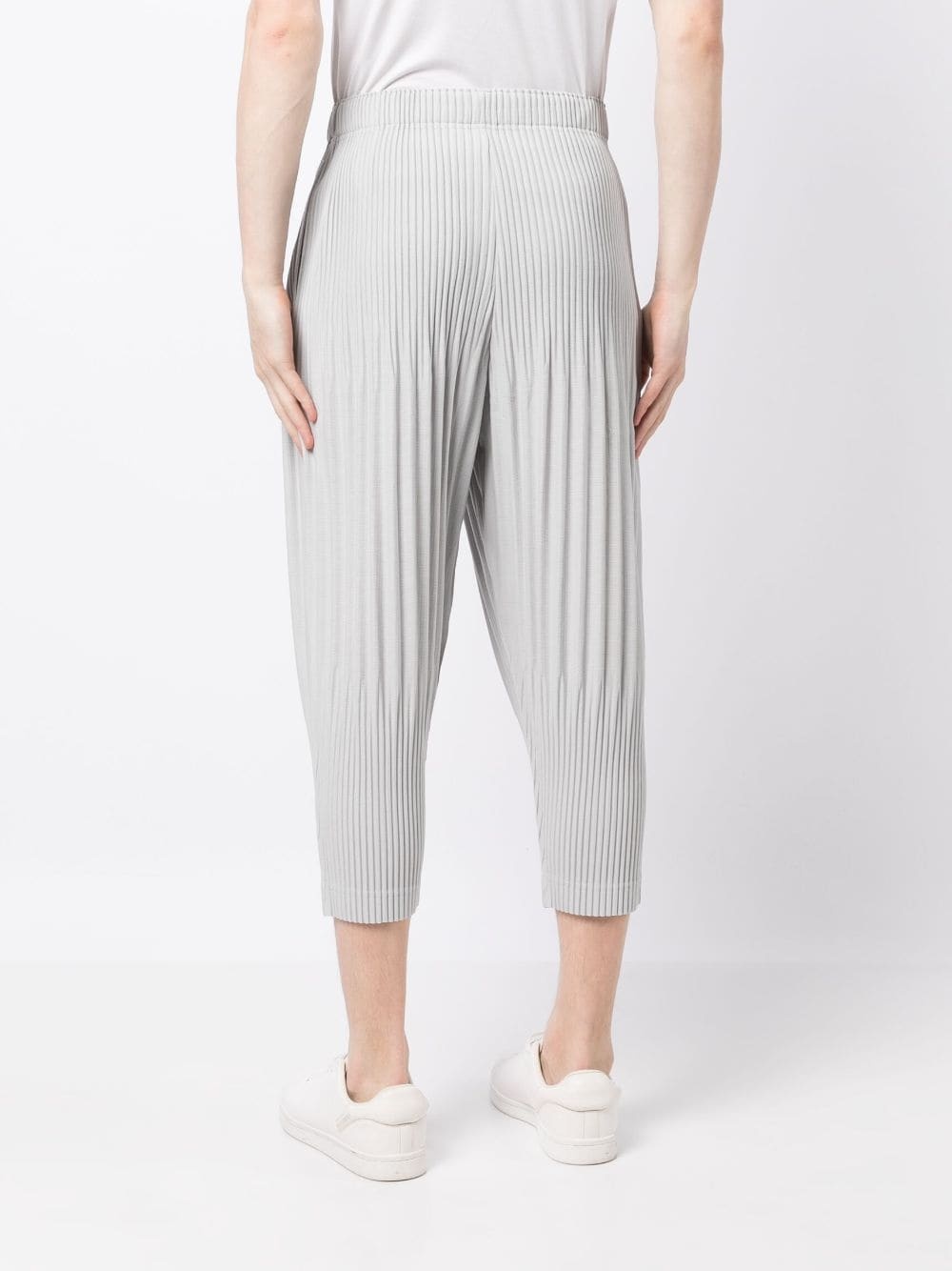 fully-pleated drop-crotch trousers - 7