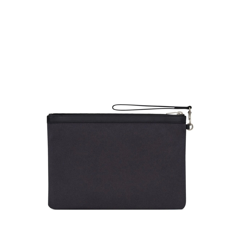Saint Laurent Grey Clutch Bags Men - 3