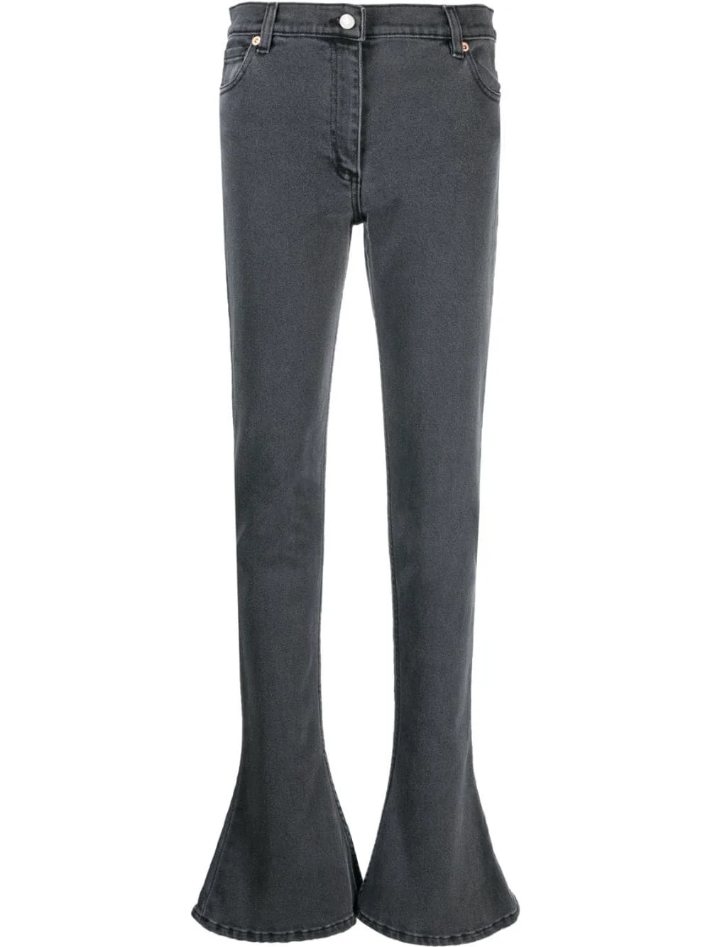 mid-rise flared jeans - 1