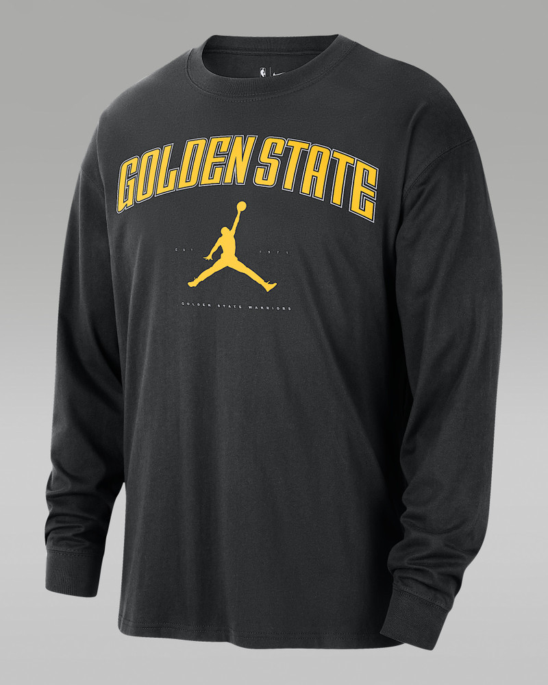 Golden State Warriors Essential Men's Jordan NBA Long-Sleeve T-Shirt 1