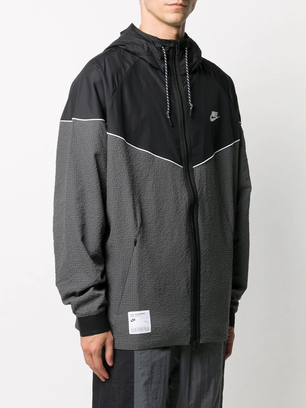 swoosh logo jacket - 3