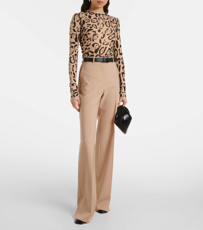 Sportmax Oxalis virgin wool flared pants outlook