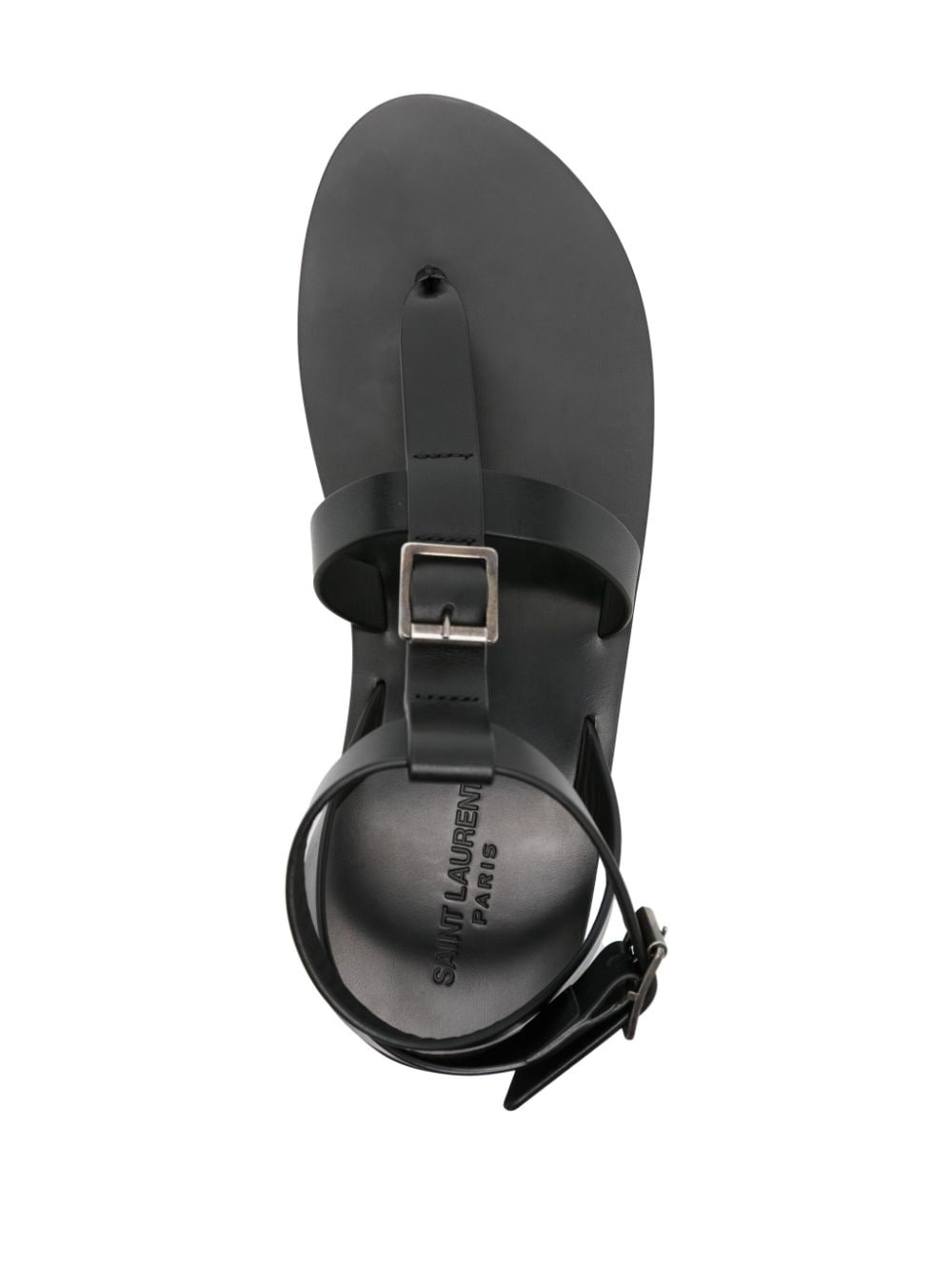 buckled leather sandals - 4