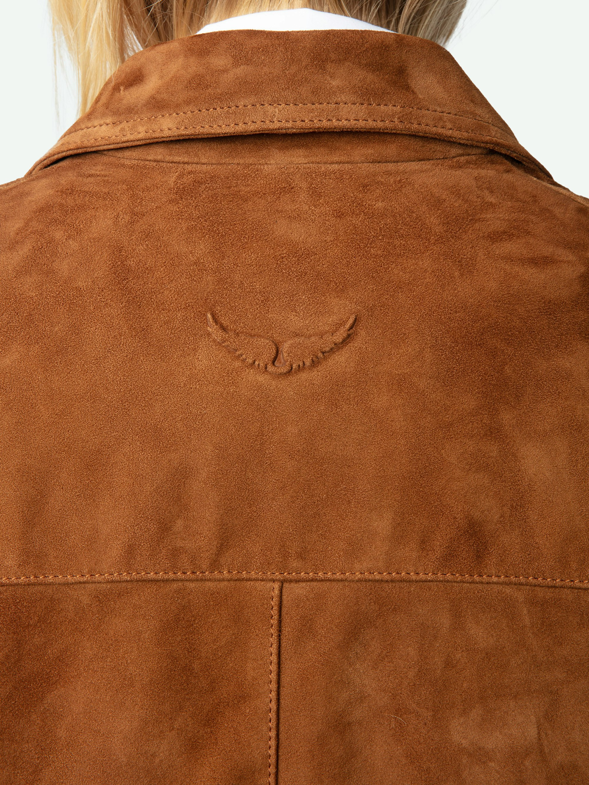 Lessa Suede Leather Jacket - 7