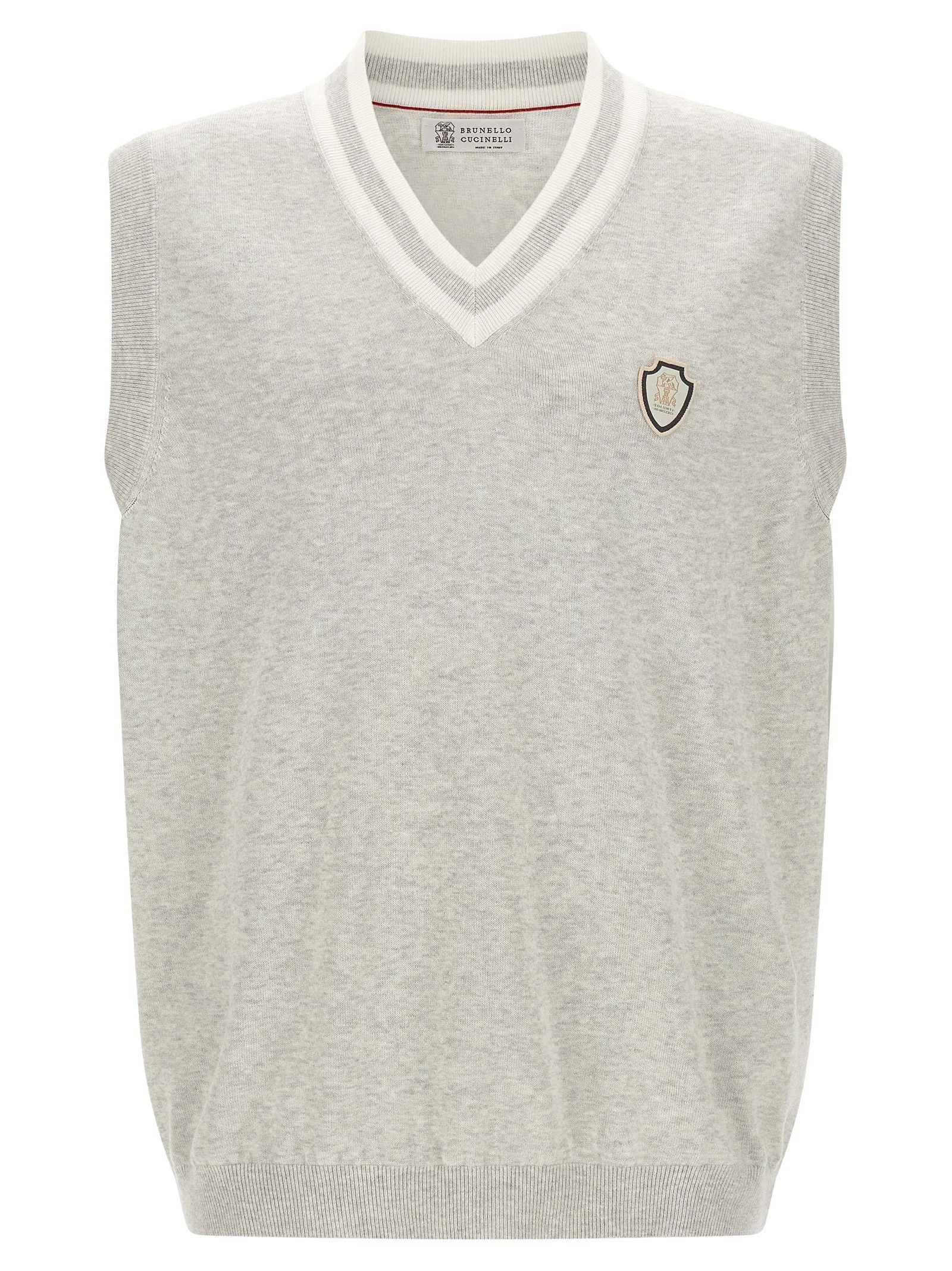 Brunello Cucinelli Men Heraldic Logo Vest - 1