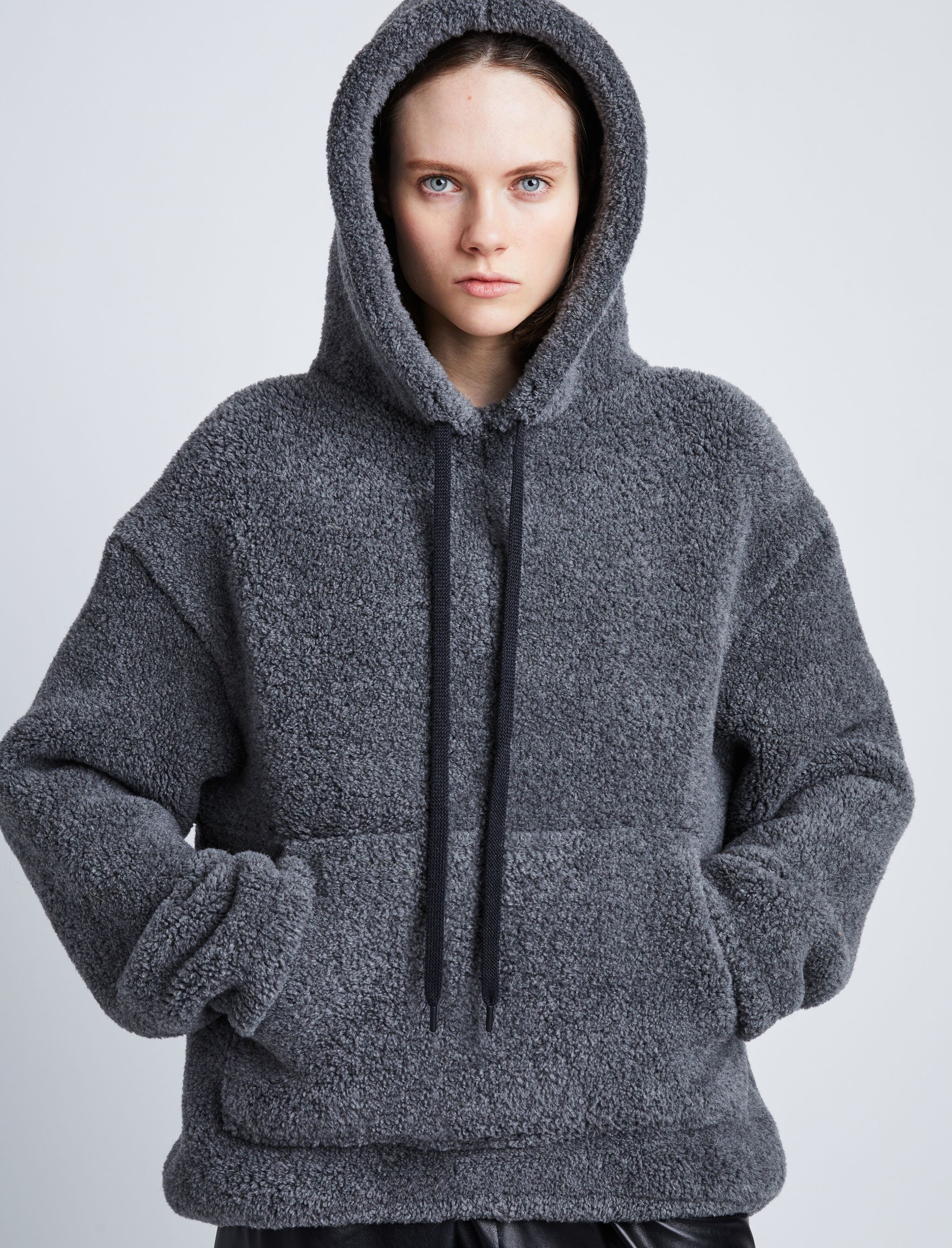 Technical Boucle Knit Hoodie - 6