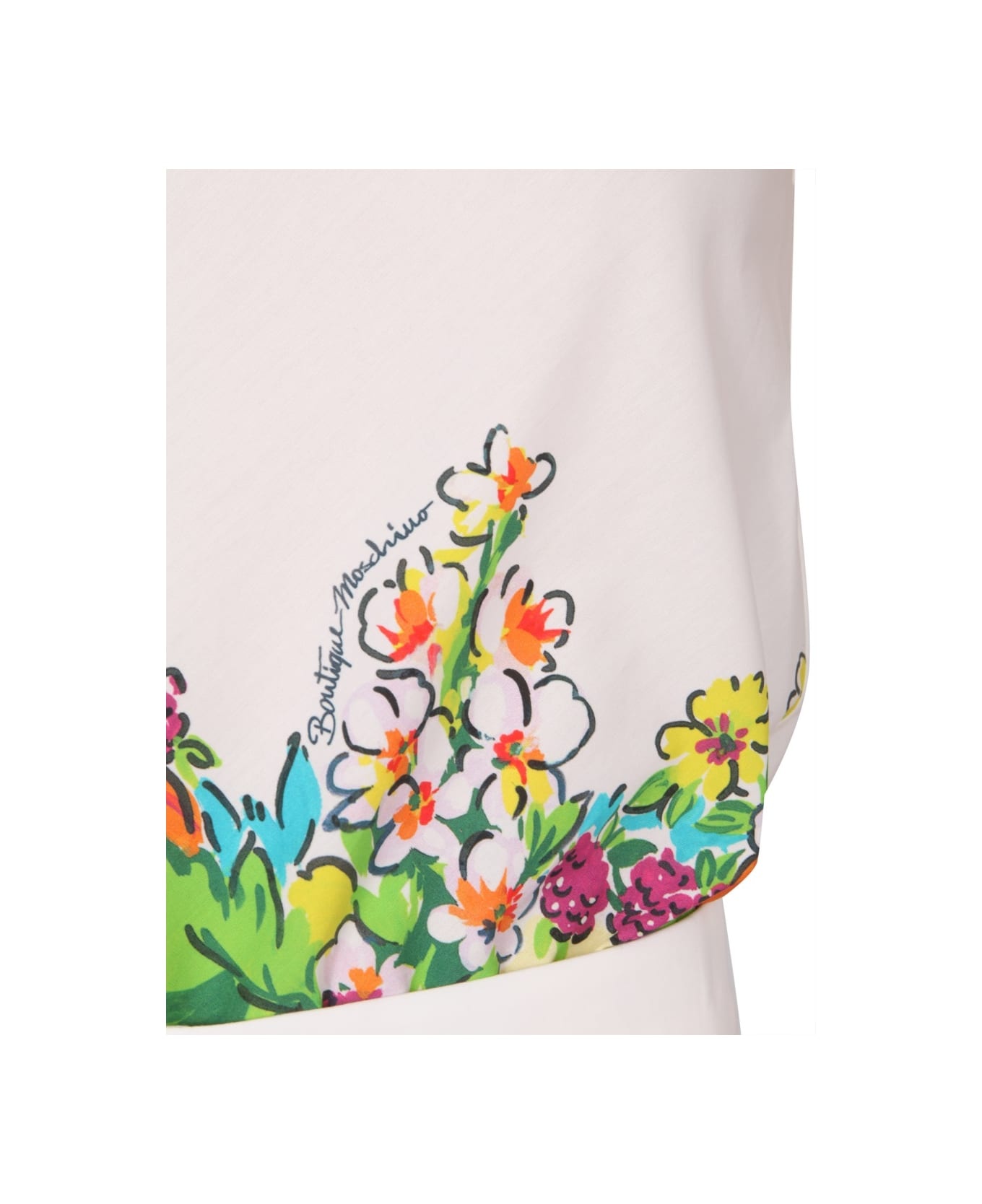 Flower And Fruit Print Top - 4