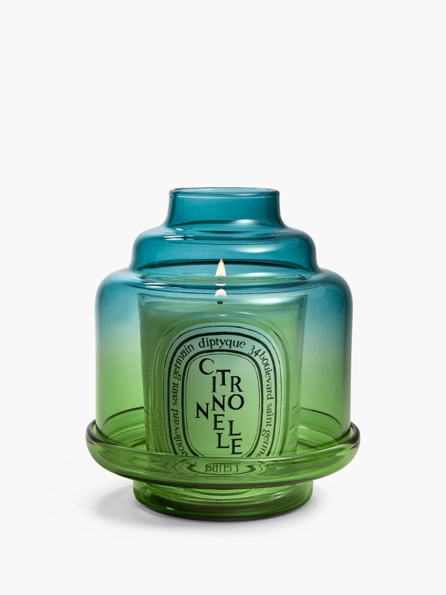 Water Garden Pyramid Candle Holder - For classic candles - 1
