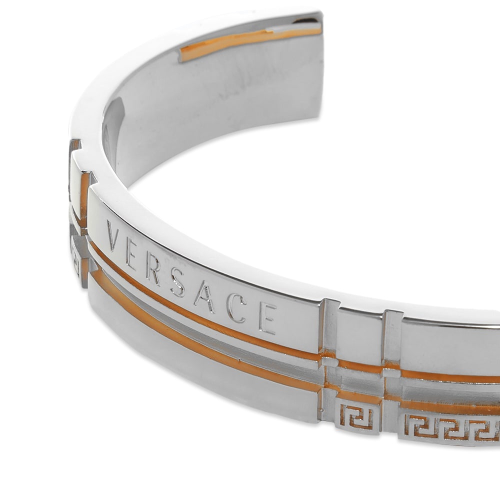 Versace Logo Geometric Bangle - 2