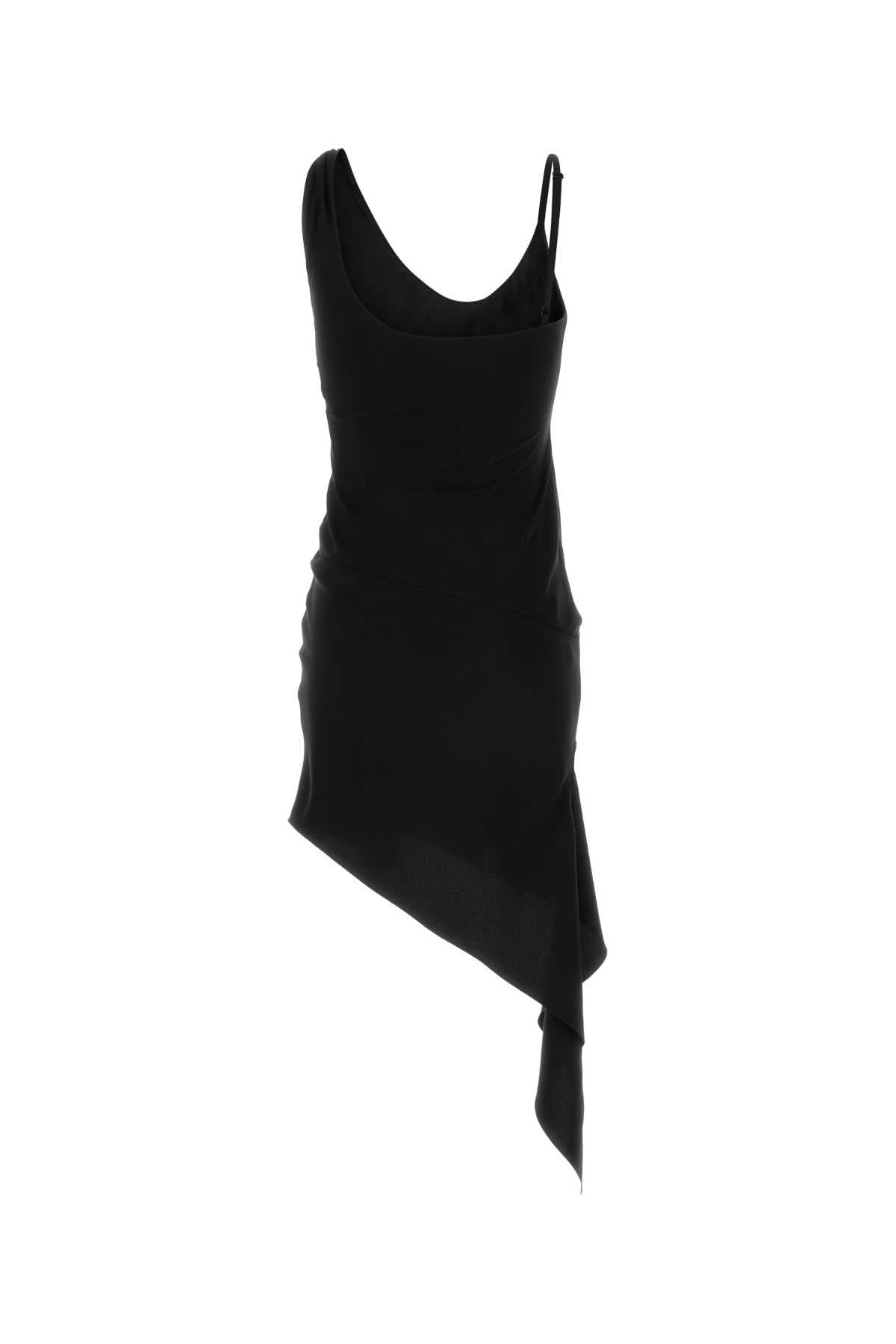 Courreges Women Black Polyester Mini Dress - 2