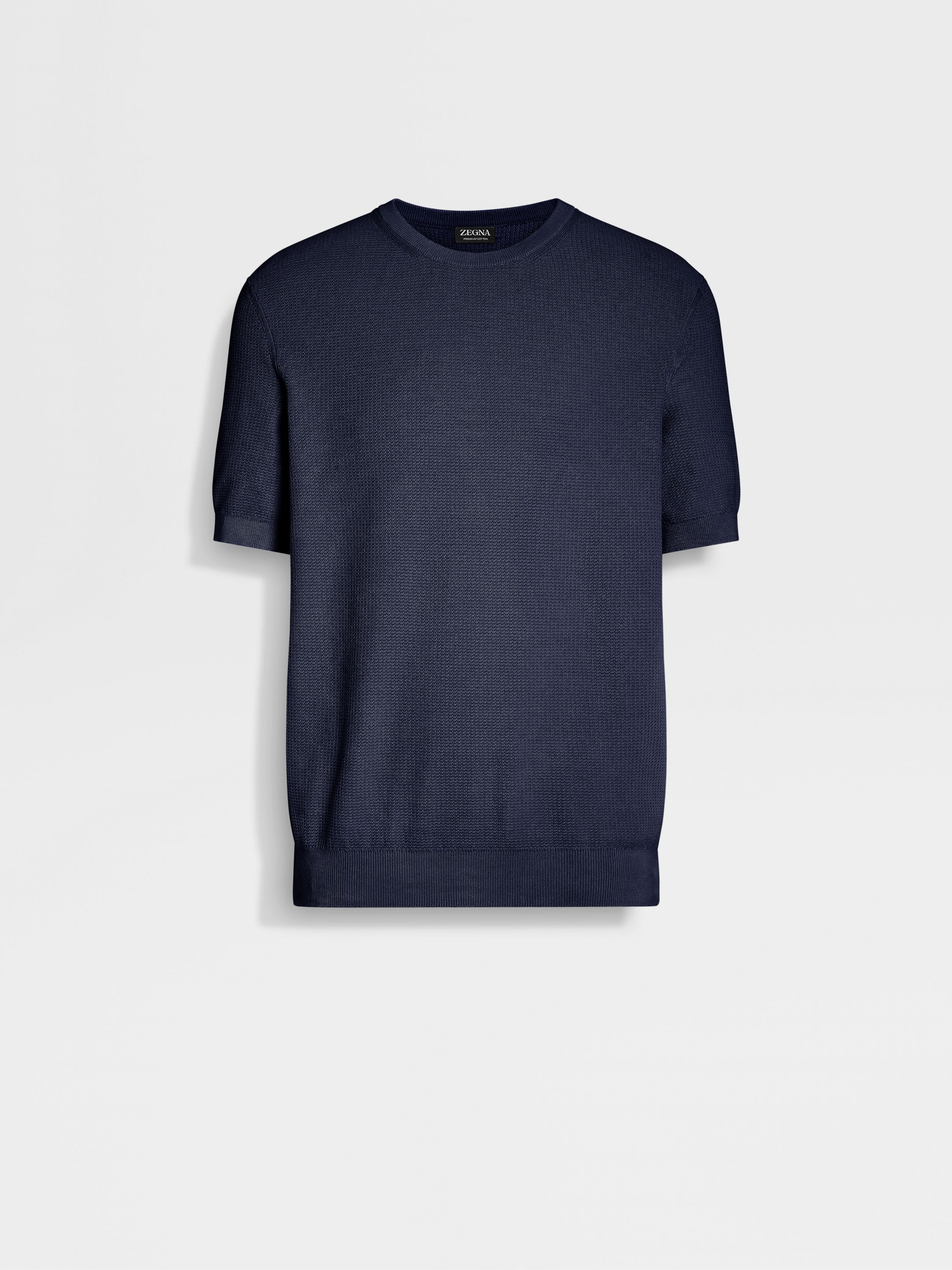 INK BLUE PREMIUM COTTON CREWNECK - 1