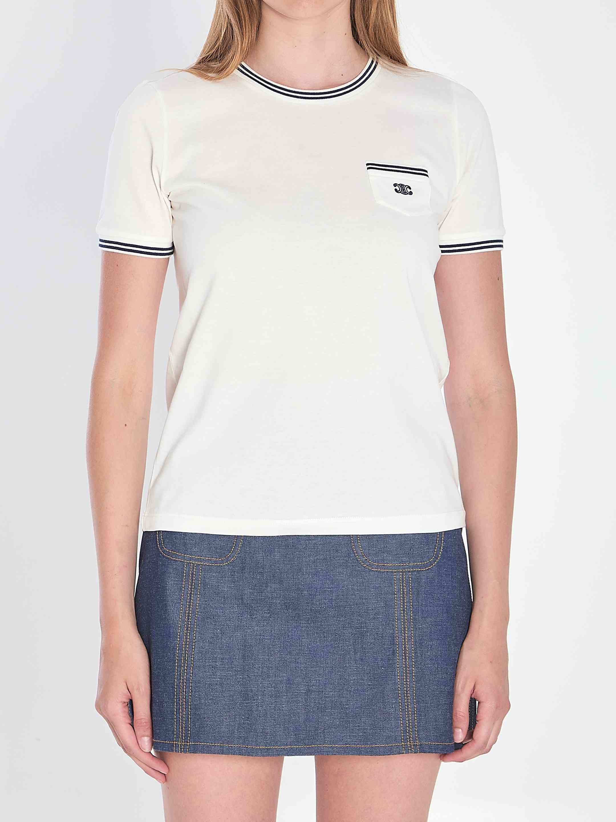 Celine Women Triomphe T-Shirt - 1