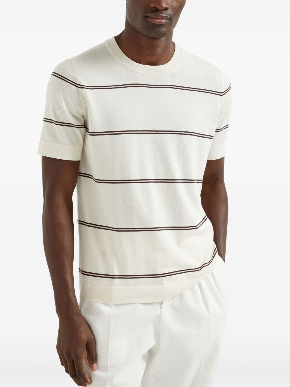 striped t-shirt - 3