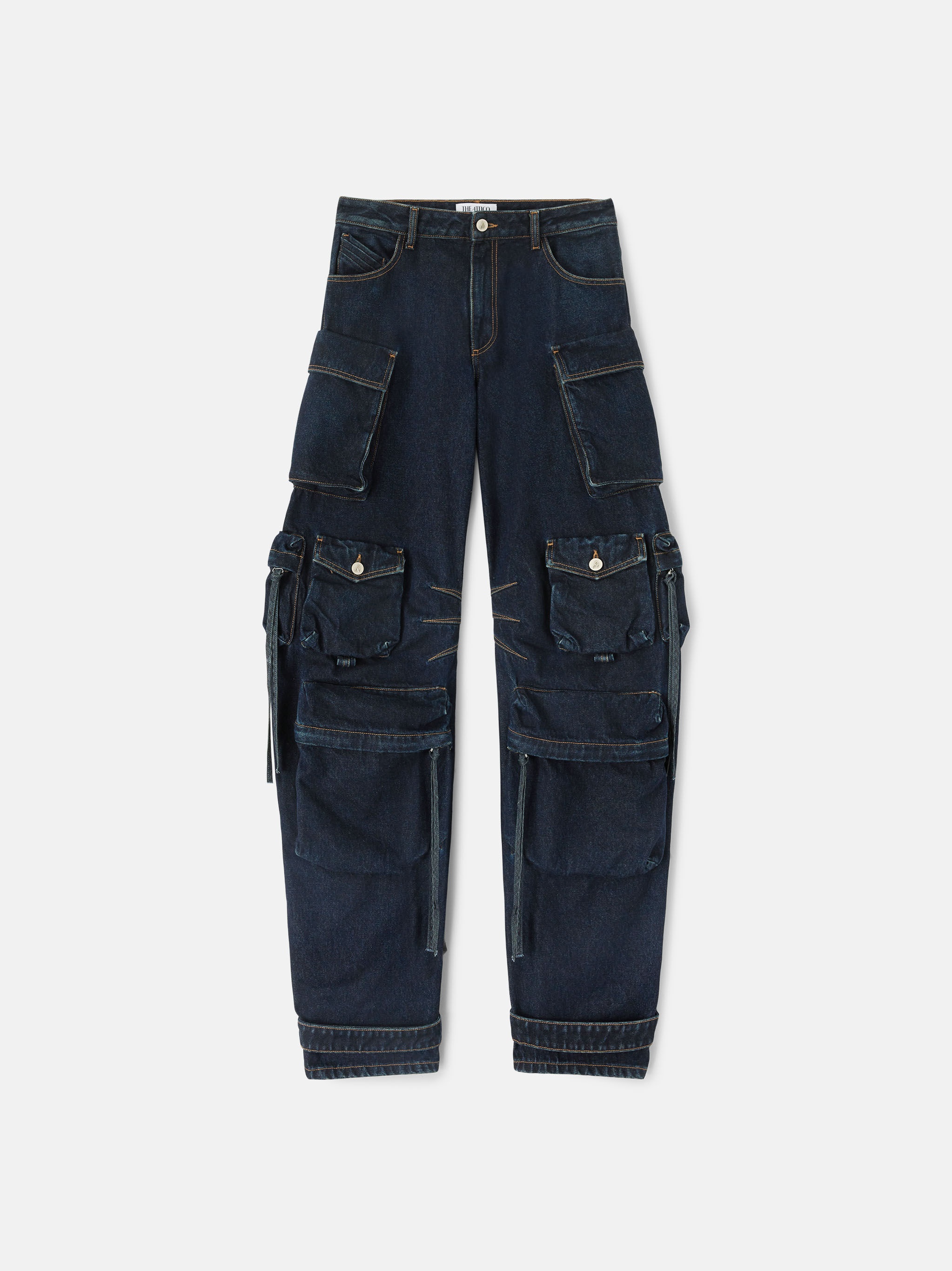 ''FERN'' DARK BLUE LONG PANTS - 1