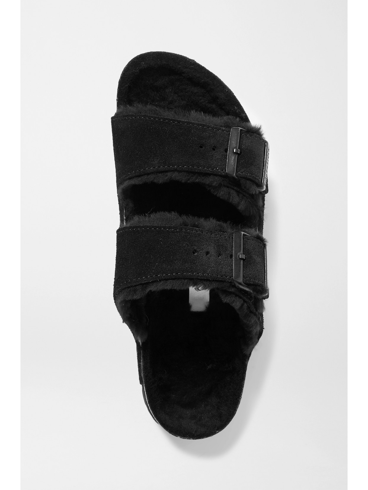 Arizona Shearling-lined Suede Sandals - 5