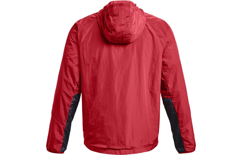 Under Armour Under Armour Rush Woven Full Zip Jacket 'Coral Red' 1377181-638 outlook