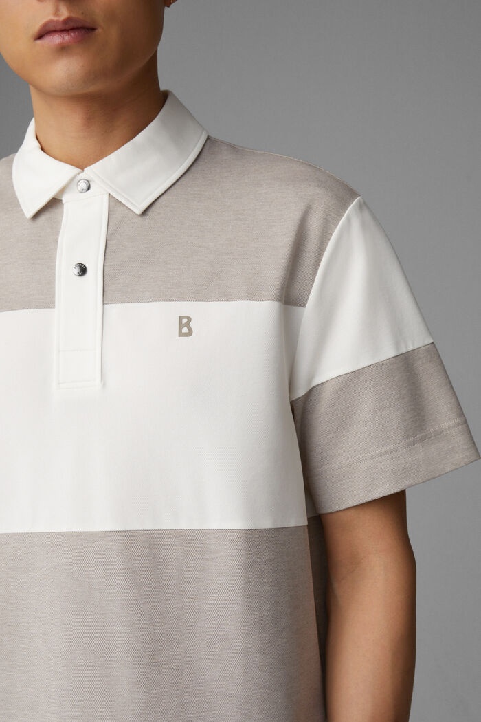 Lagos Polo shirt in Beige/Off-white - 4