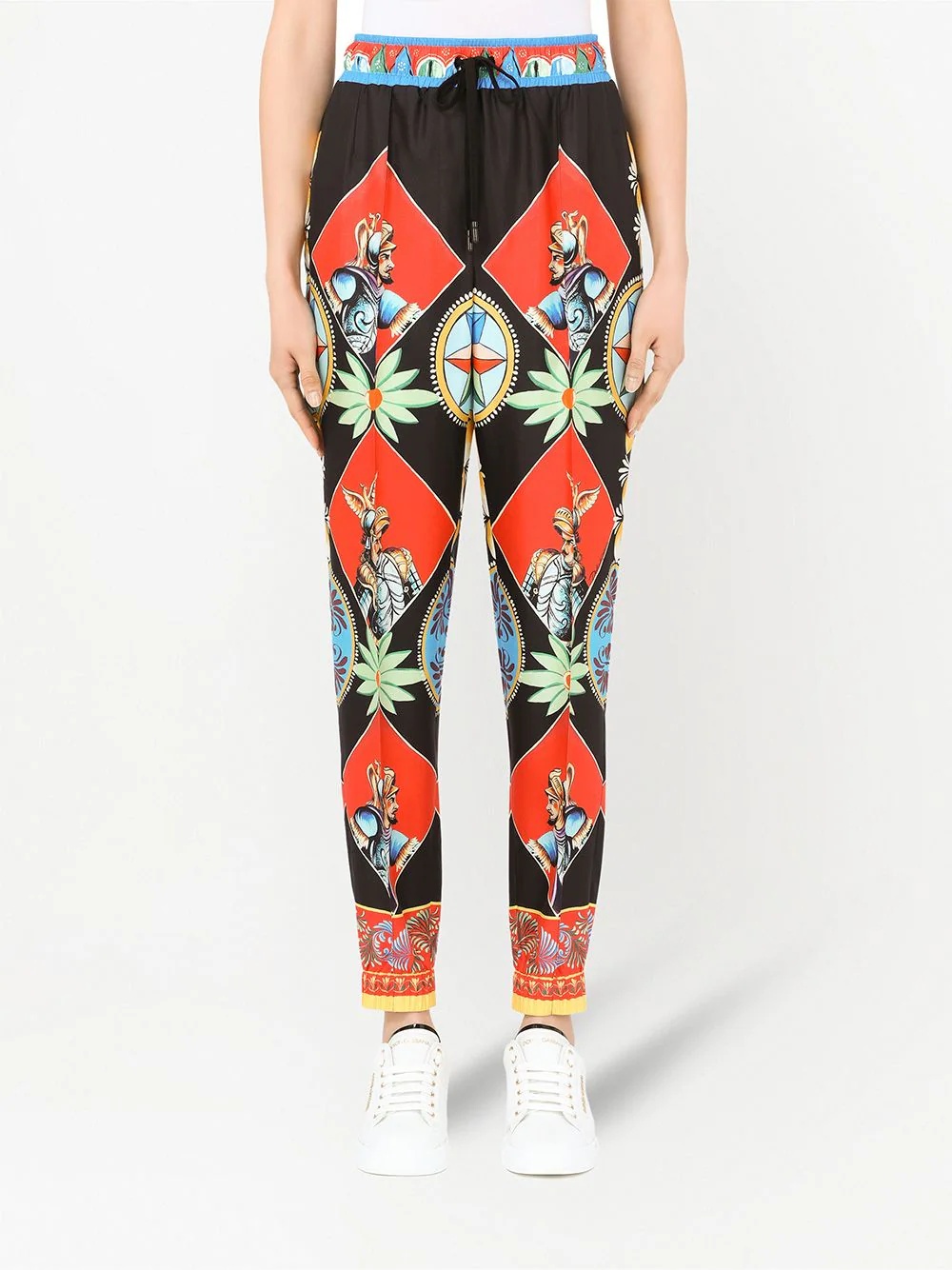Carreto print track pants - 3