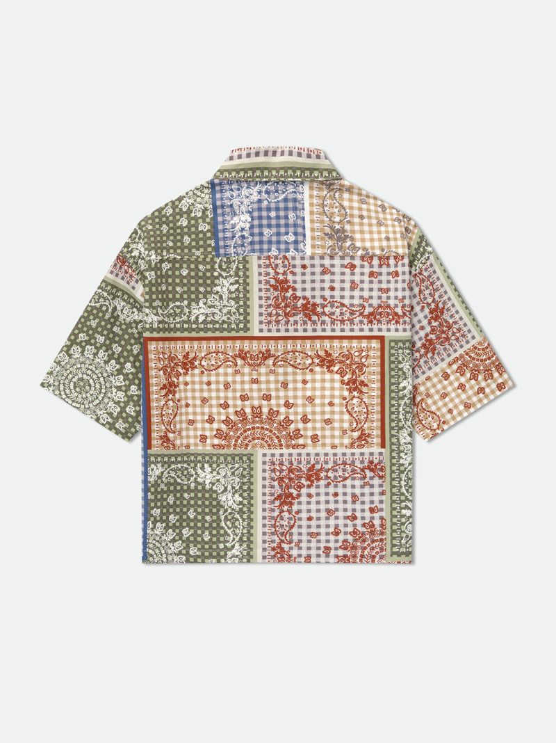 Rhude BANDANA BOXY WORK SHIRT outlook