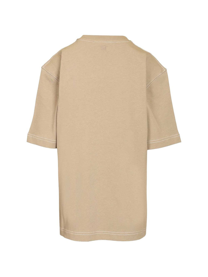 AMI Paris logo-detail T-shirt outlook