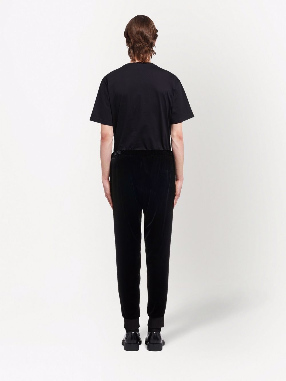 velvet track pants - 4