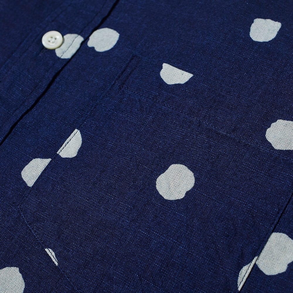 Blue Blue Japan Hand Drawn Dots Bassen Shirt - 3