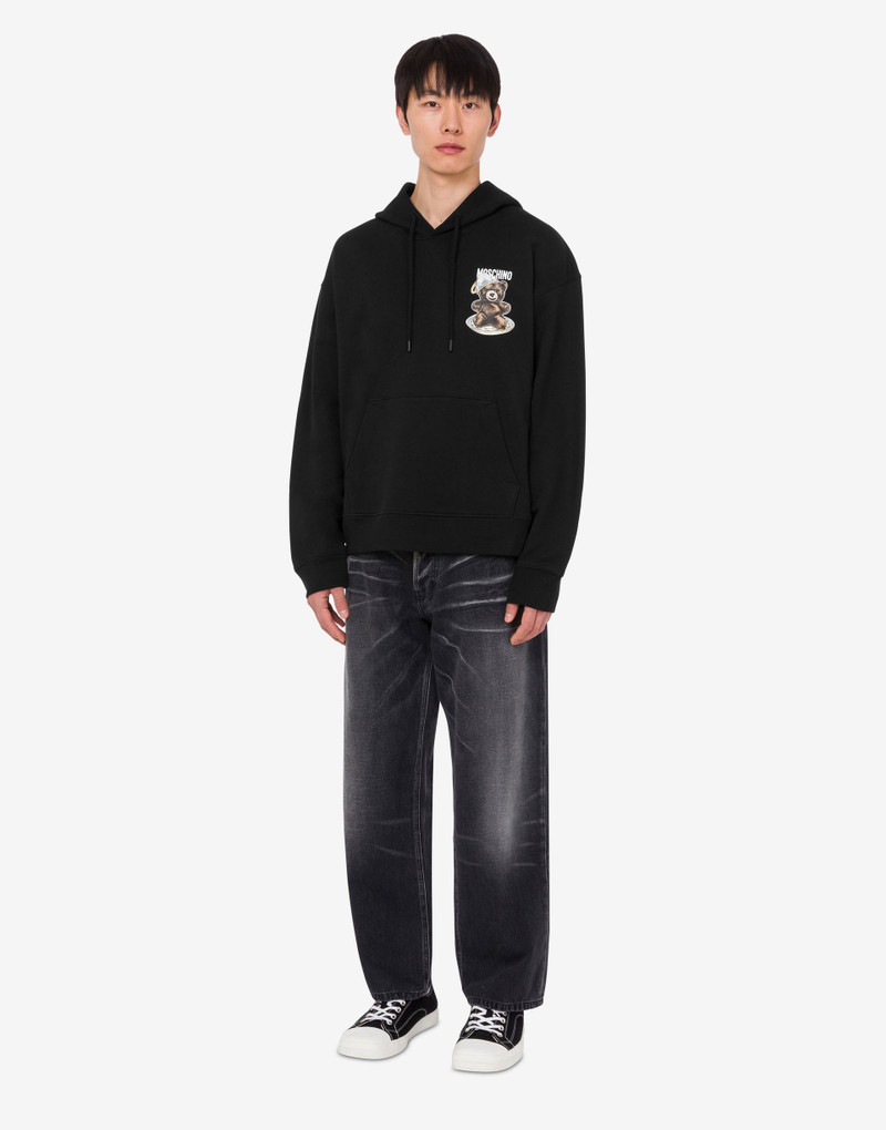 MOSCHINO TEDDY BEAR ORGANIC COTTON SWEATSHIRT 1