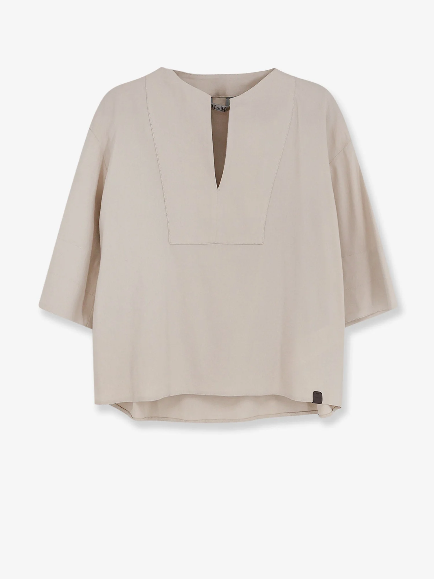 Max Mara Mxpsospiro Linen And Viscose Shirt - 1