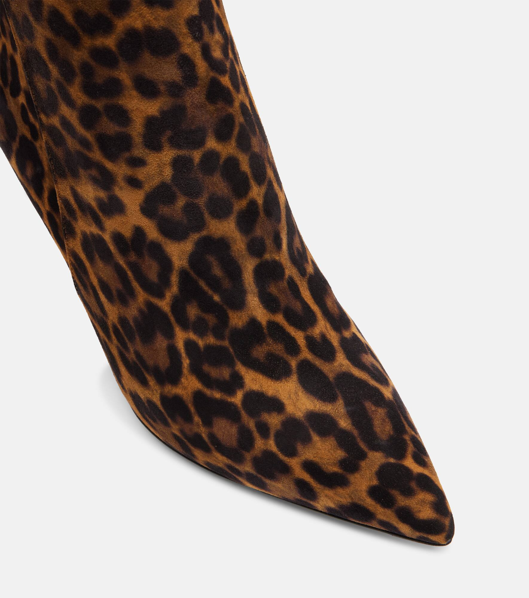 Levy 85 leopard-print suede ankle boots - 5