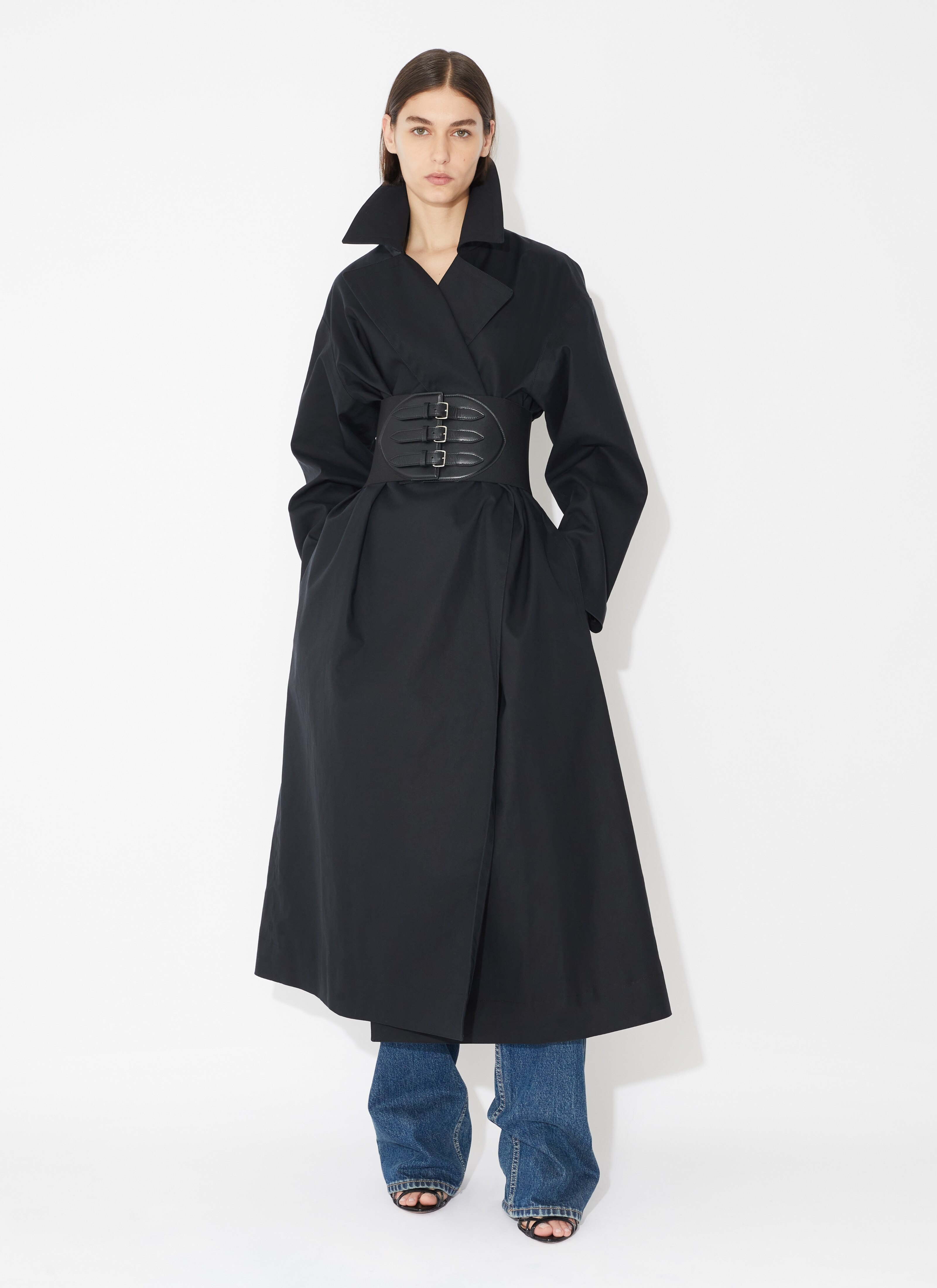 COTTON BELTED TRENCH - 2