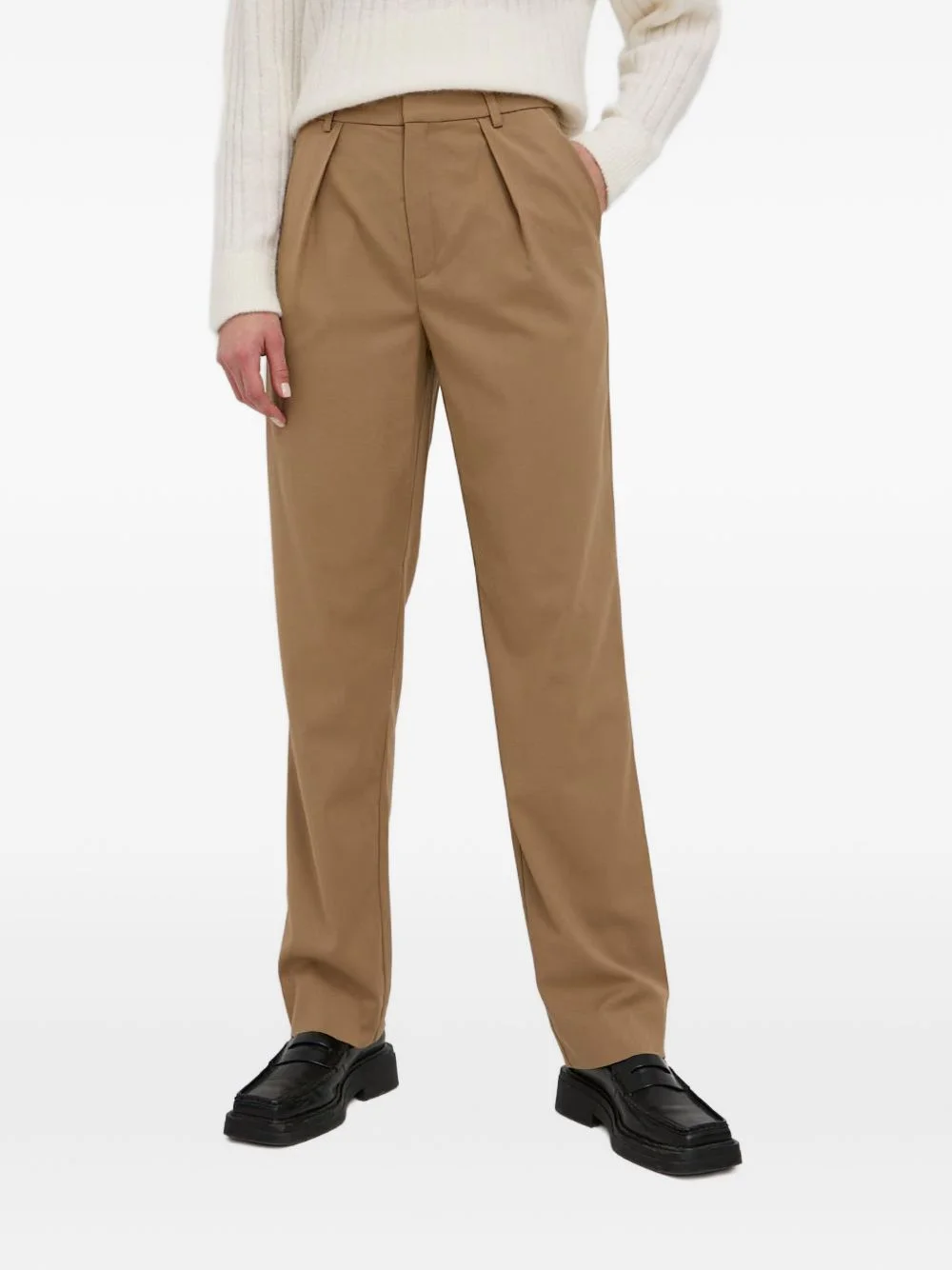 pleated tailored trousers - 1