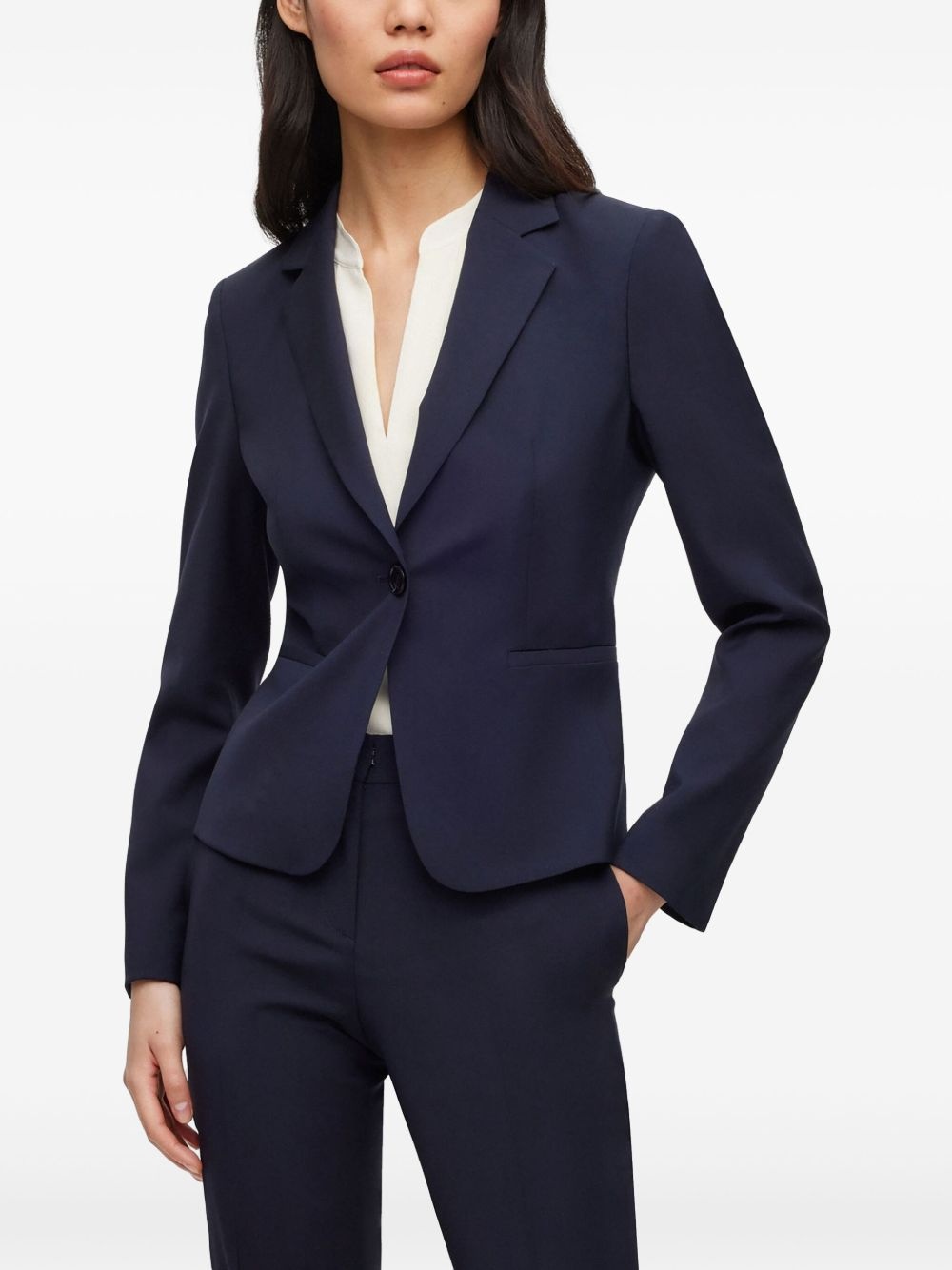 single-breasted blazer - 3