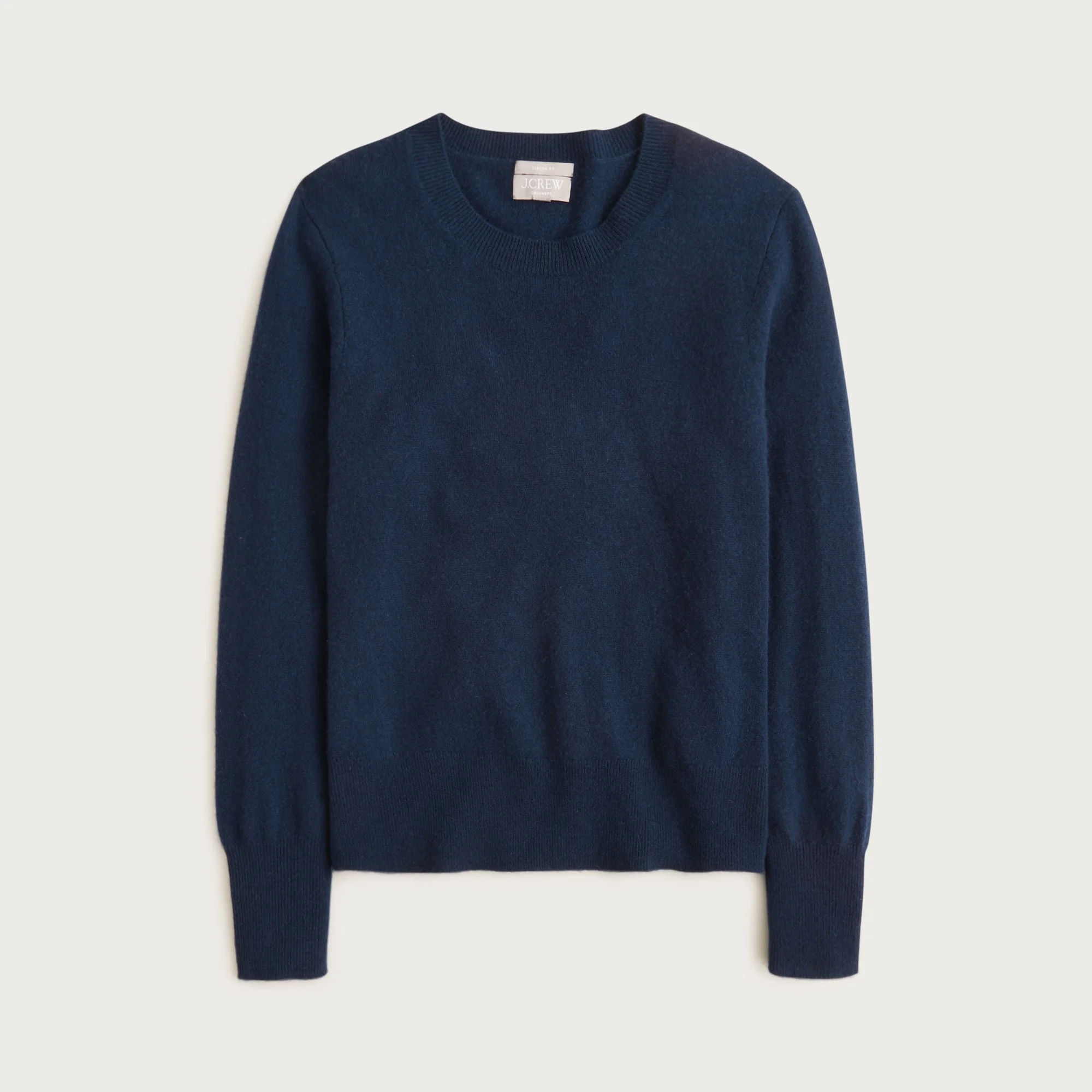 Cashmere classic-fit crewneck sweater - 1