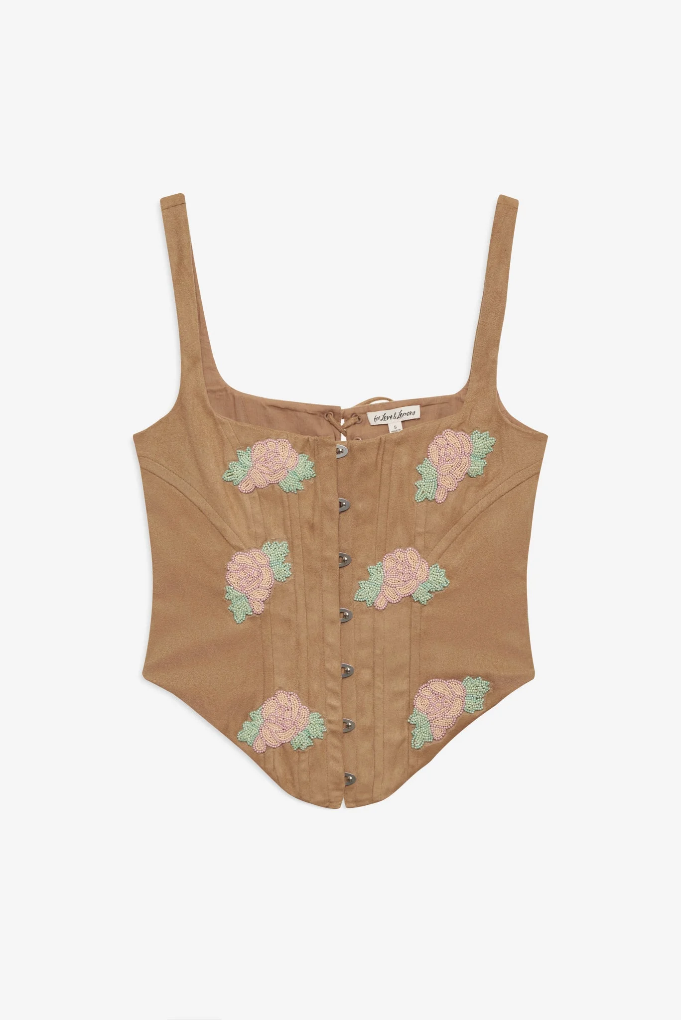 Rose Beaded Bustier - 1