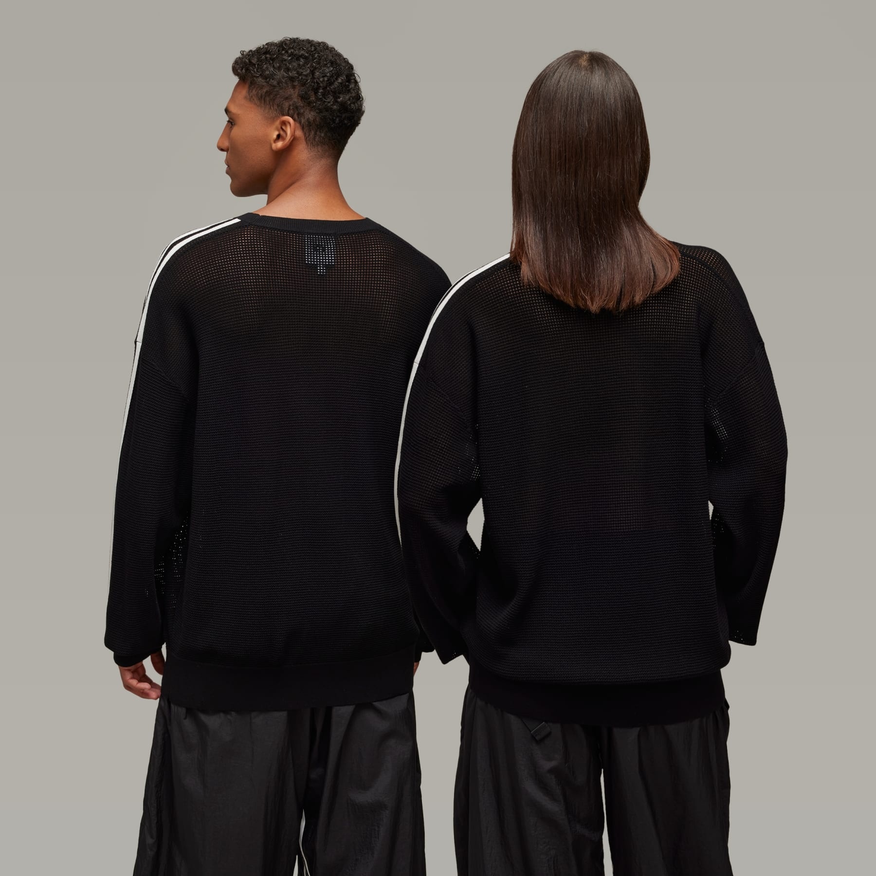 Y-3 Y-3 Graphic Knit Crew Sweater | REVERSIBLE