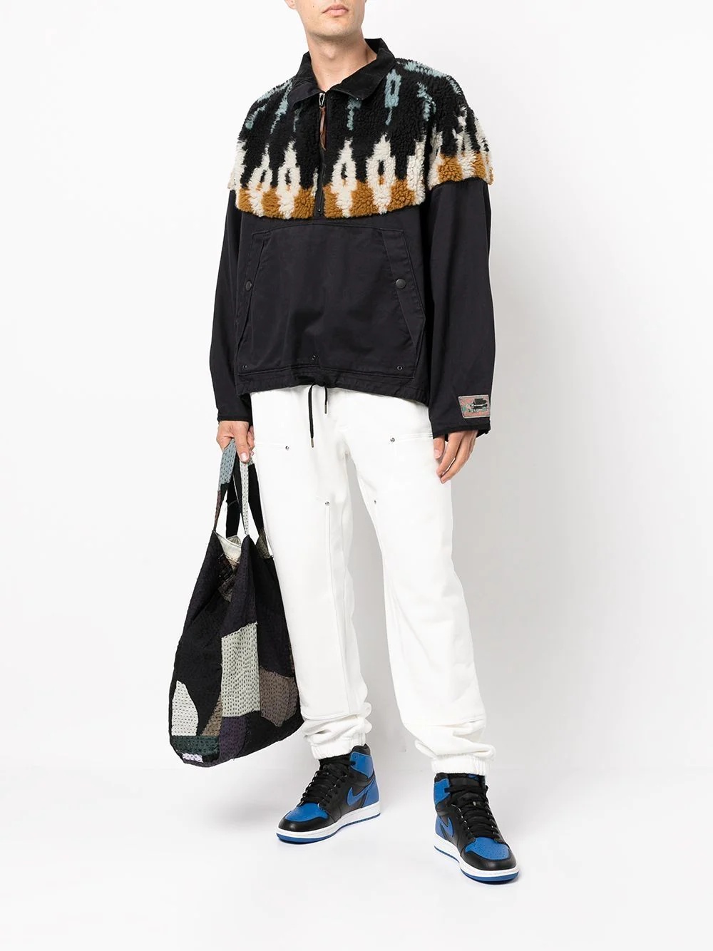 Chino x BOA fleece-panel jacket - 2