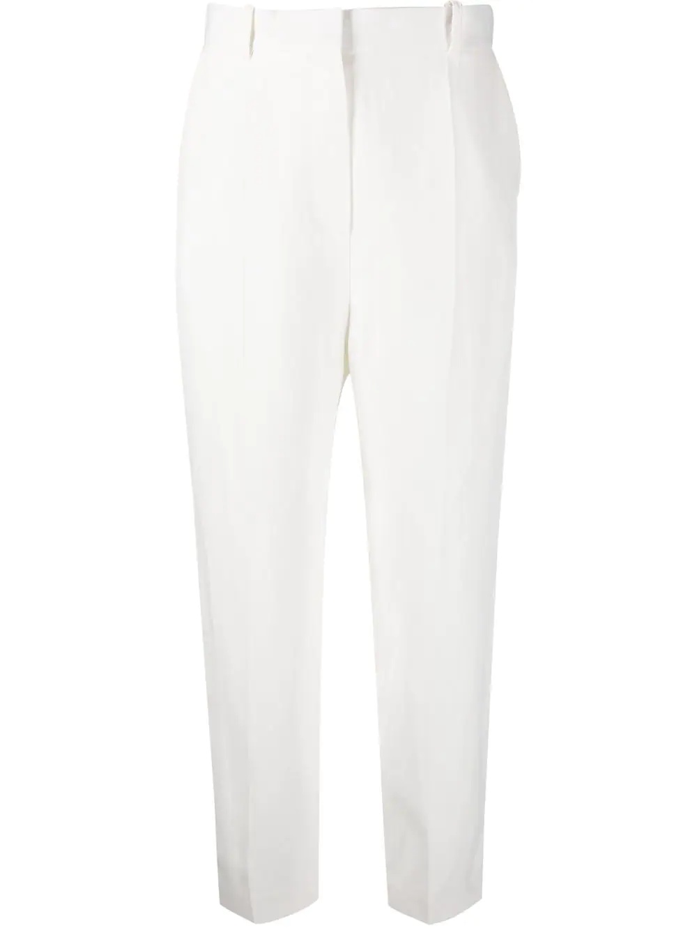 pressed-crease four-pocket tailored trousers - 1