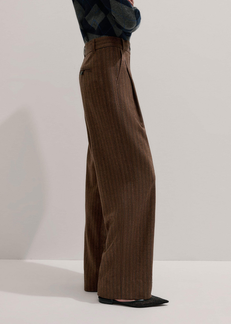 Pleat Straight Pant 6