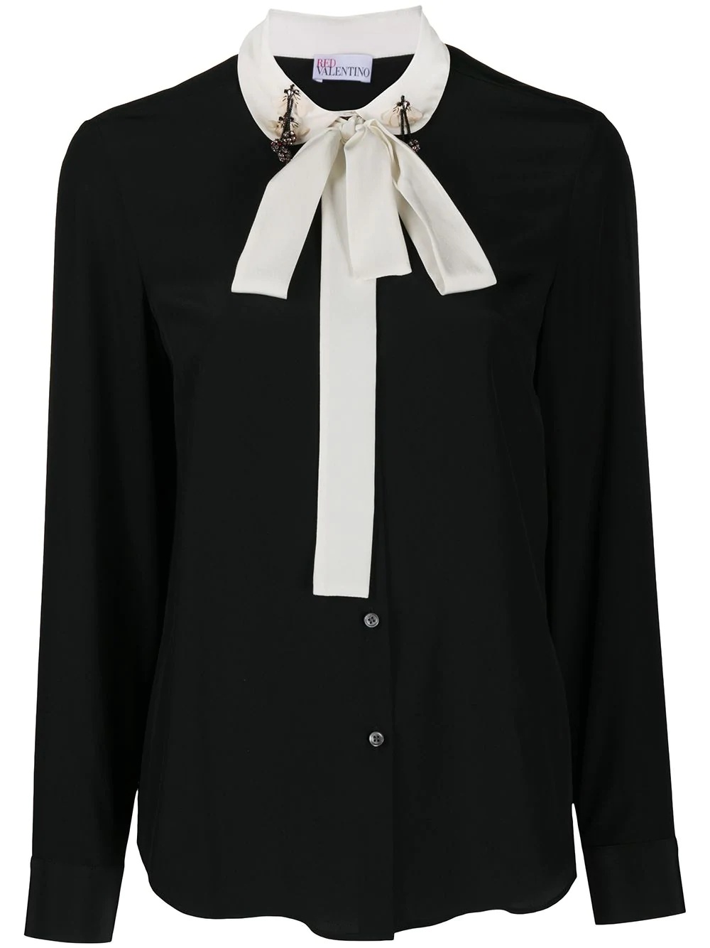 pussy bow detail shirt - 1