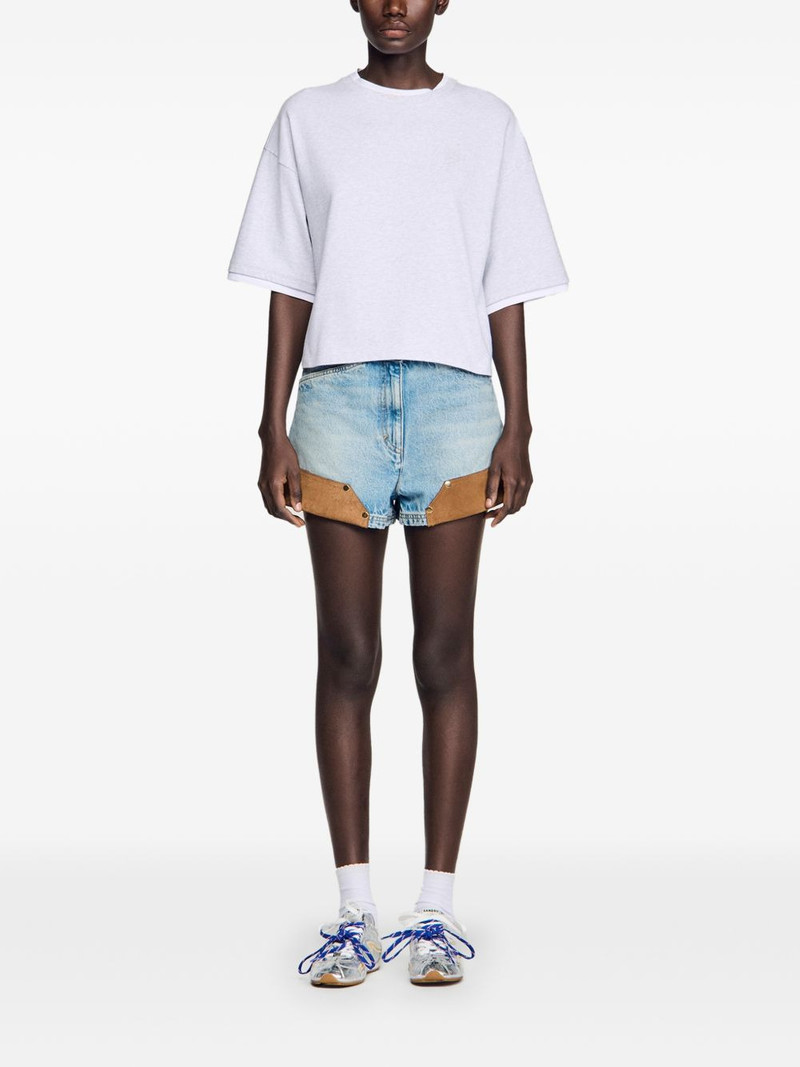 Sandro logo-embroidered T-shirt outlook