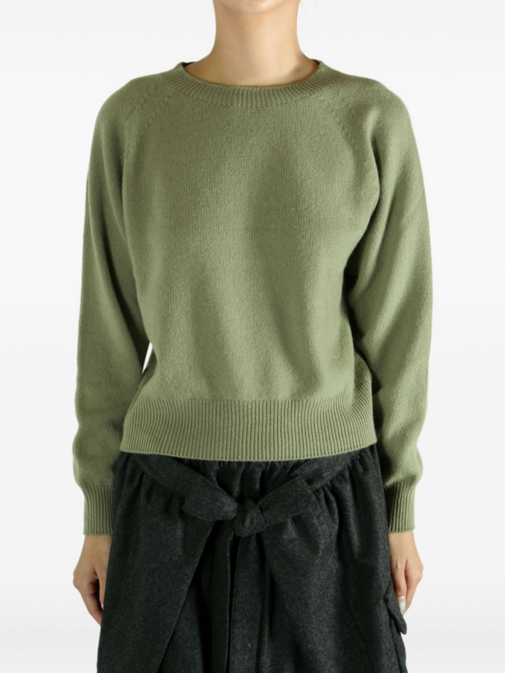 raglan-sleeve cashmere sweater - 2
