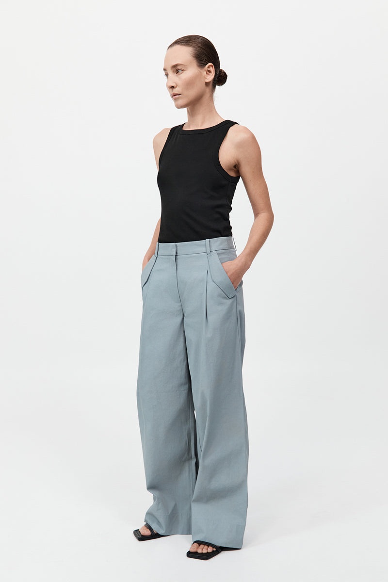 Utility Pleat Pants - Glacier - 4